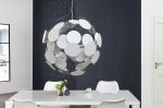 Lampa sufitowa Infinity Home biało-srebrna - Invicta Interior 3